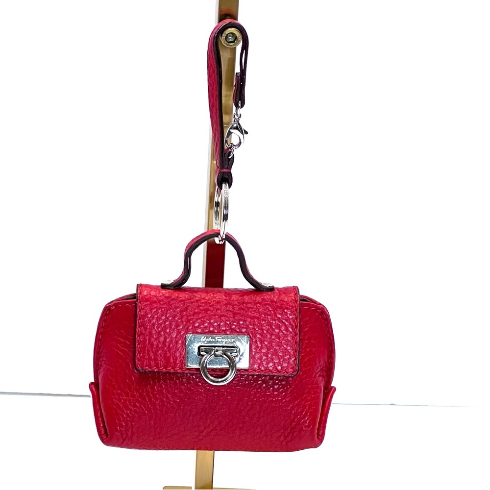 Salvatore Ferragamo Bag Charm/ Keychain Red